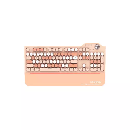 Mofii Geezer G7 Mixed Tri-Mode Mechanical Gaming Keyboard - (Milk Tea)