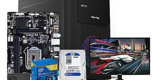 Budget PC Intel Core i5-10400 10th Gen 8G BRAM 256 GB SSD NVME