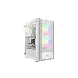 Gamdias AURA GC6 RGB ATX Mid-Tower Gaming Case (White)
