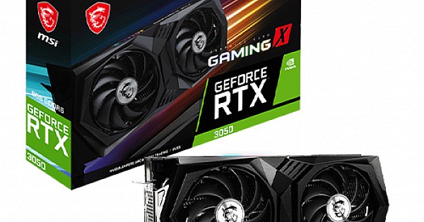 MSI GEFORCE RTX 3050 GAMING X 8GB GRAPHICS CARD