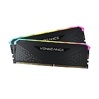 Buy the Corsair VENGEANCE RGB RS 16GB DDR4 Desktop RAM Kit - Black 2x 8GB  - ( CMG16GX4M2D3600C18 ) online 