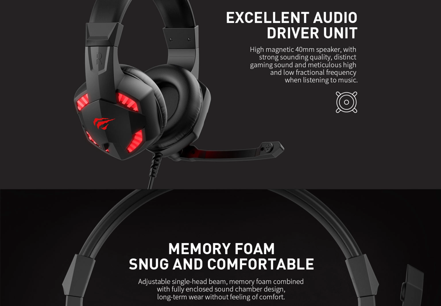 Havit Gamenote HV-H2032D Gaming Headphone