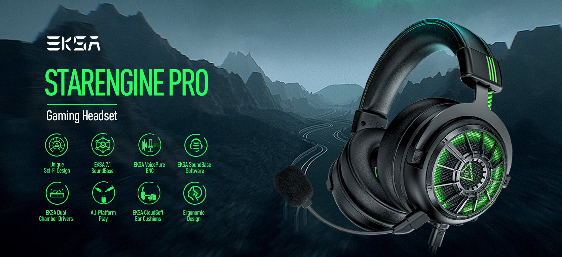 EKSA StarEngine Pro Headset Price in BD | TechLand BD