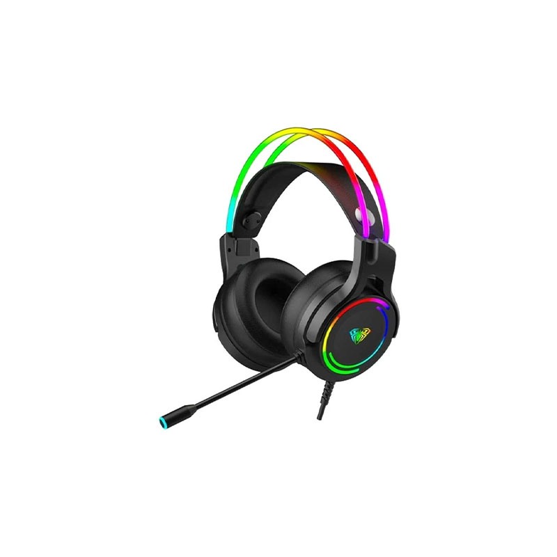 AULA S506 RGB WIRED GAMING HEADPHONE PRICE IN BD| TECHLAND BD