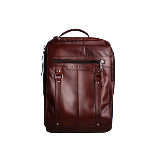 Leather smart backpack best sale