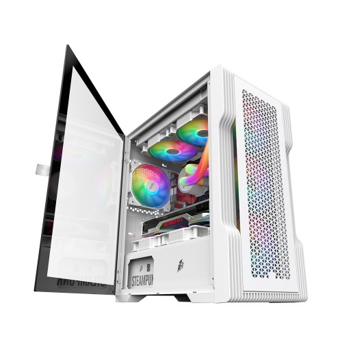 1stPlayer T3 Mesh m-ATX White Gaming Case Price in Bangladesh