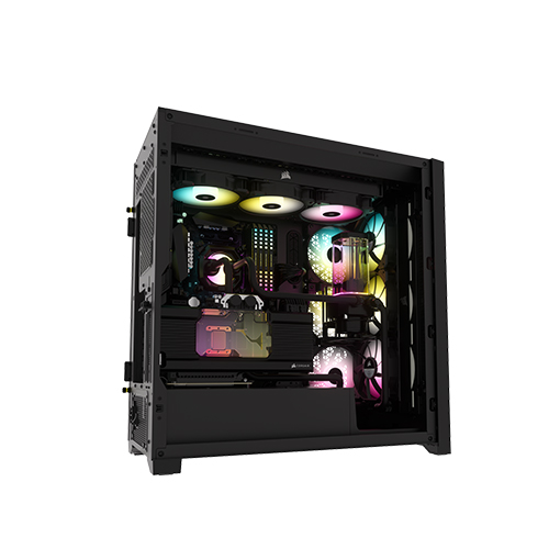 Corsair iCUE 5000X RGB Tempered Glass Case (Black) Price in BD-TechLand BD