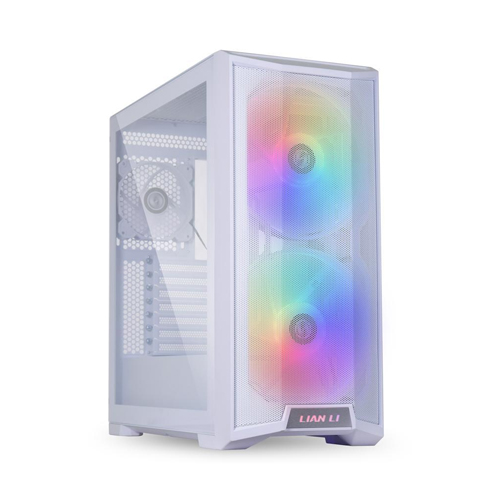 Lian Li LANCOOL 215 W ATX Gaming Case (White)