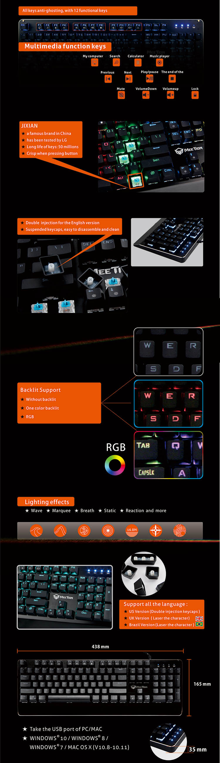 Meetion Mt Mk Gaming Keyboard Price In Bangladesh