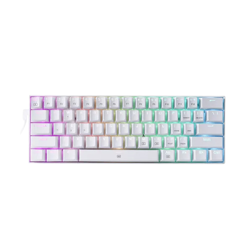 REDRAGON K630 DRAGONBORN WHITE MECHANICAL KEYBOARD (RED SWITCH) in ...