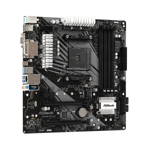 Asrock B450M Pro4-F AMD Motherboard price in bangladesh