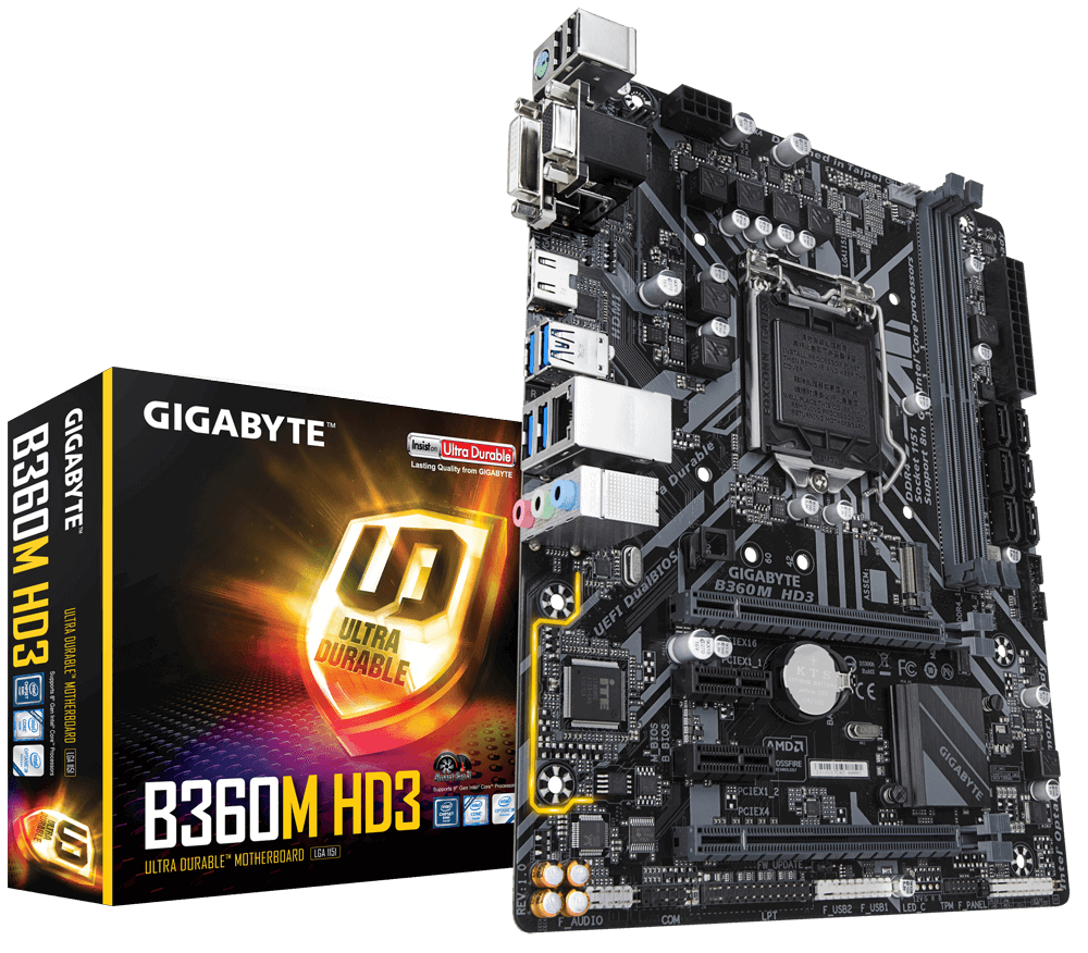 Gigabyte H370 D3H Ultra Durable 8th Gen RGB LED WIFI  motherboard
