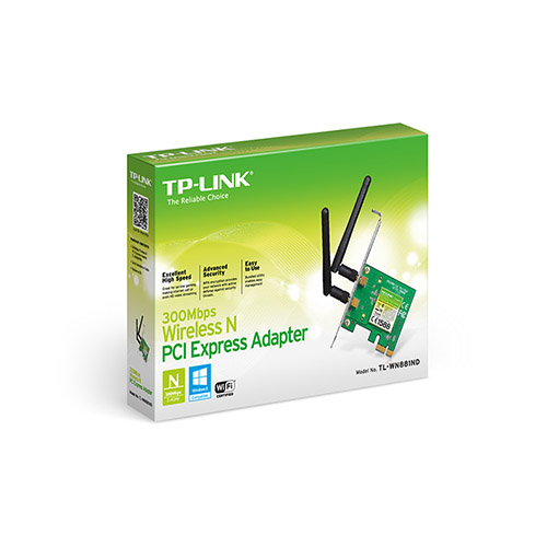 TP-Link TL-WN881ND Wireless-N300 PCI Express Adapter TL-WN881ND