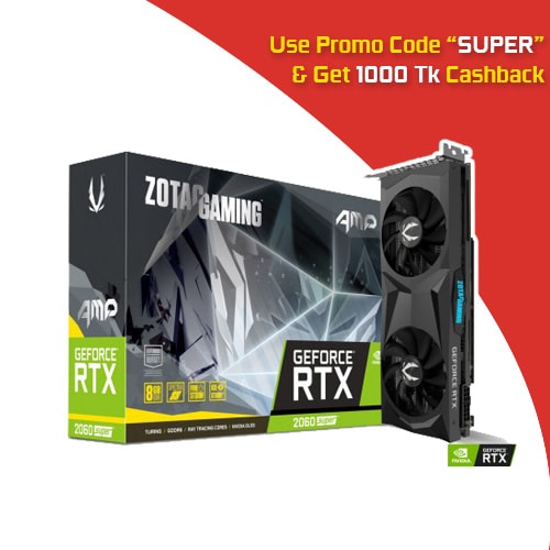 ZOTAC GAMING GeForce RTX 2060 Super AMP 8GB Graphics Card