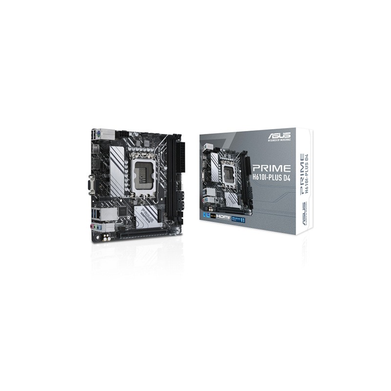 ASUS PRIME H610I-PLUS D4 DDR4 14th to 12th Gen ATX Motherboard