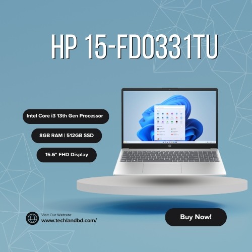 HP 15-fd0331TU Core i3 13th Gen FHD Laptop Price in BD