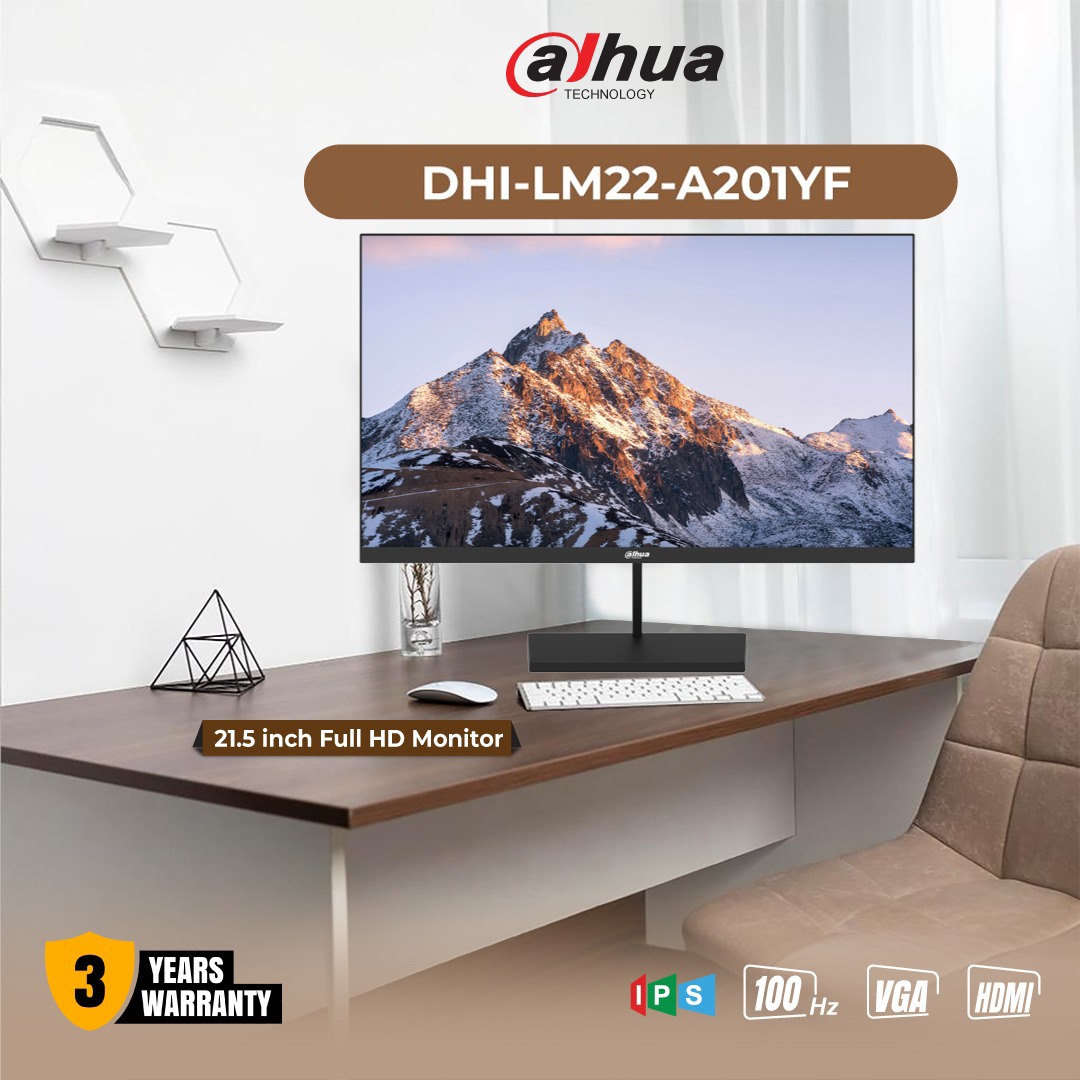 Dahua DHI-LM22-A201YF 21.45-inch Full HD 100Hz IPS Monitor