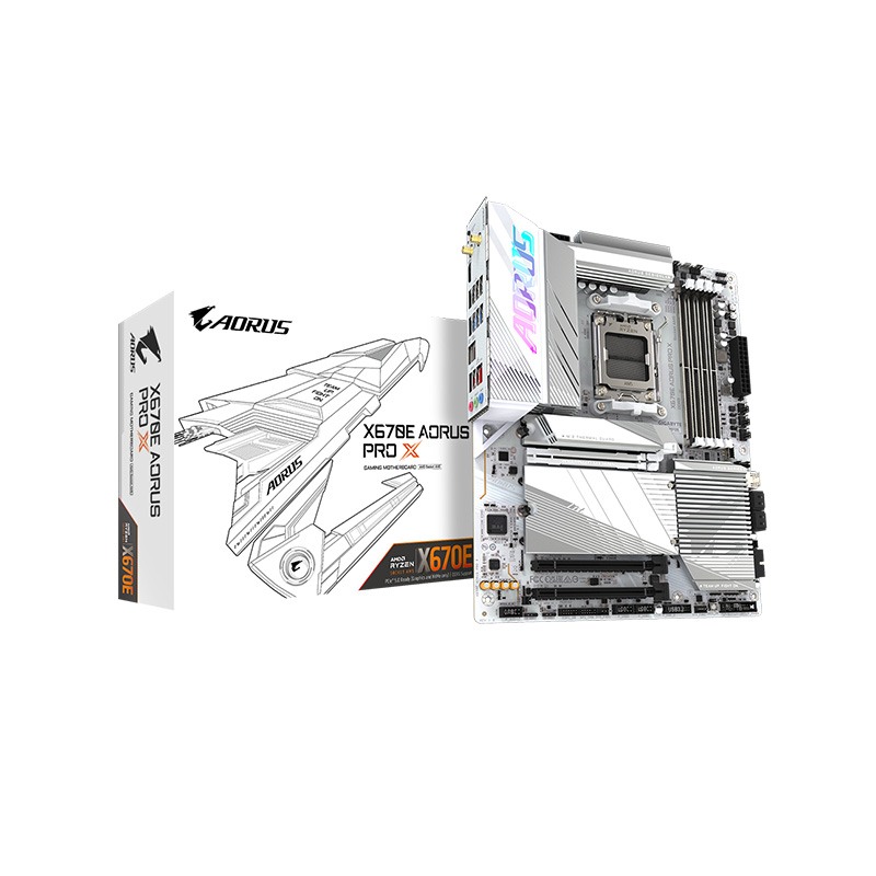 Gigabyte X670E AORUS PRO X DDR5 ATX AMD Gaming Motherboard