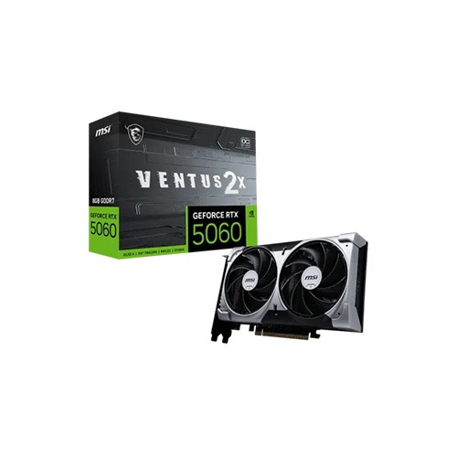 MSI GeForce RTX 5060 8G VENTUS 2X OC 8GB GDDR7 Graphics Card