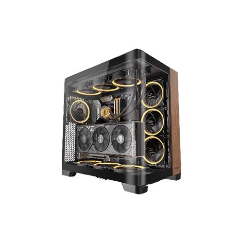 Antec C8 CURVE WOOD Elite Constellation Series Full Tower Gaming Case With 4 ARGB Fan