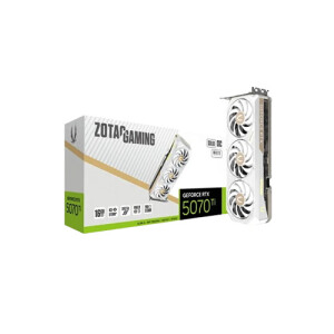 ZOTAC GAMING GeForce RTX 5070 Ti SOLID CORE OC White Edition 16GB GDDR7 Graphics Card