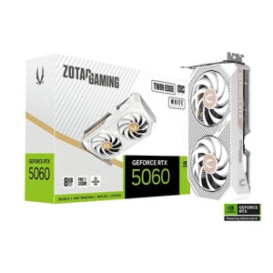 ZOTAC GAMING GeForce RTX 5060 Twin Edge OC White Edition 8GB GDDR7 Graphics Card