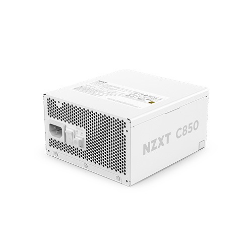 NZXT C850 850 Watt 80 Plus Gold ATX 3.1 Full-Modular Power Supply (White)