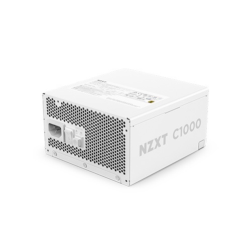 NZXT C1000 1000 Watt 80 Plus Gold ATX 3.1 Full-Modular Power Supply (White)