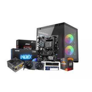 AMD Ryzen 5 5500 MSI B450MA Pro Max II 8GB RAM 256GB SSD Gaming PC with ARC A580 GPU