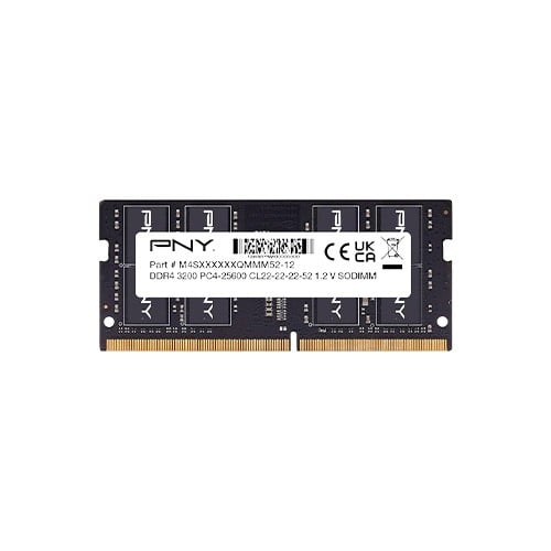 PNY Performance 16GB DDR4 DRAM 3200MHz CL22 SODIMM Laptop Ram
