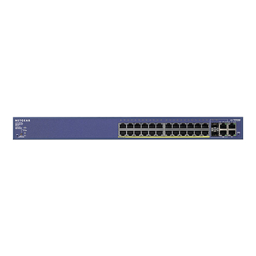 NetGear FS728TP 24-Port Fast Ethernet Gigabit Combo Smart Managed Pro PoE Switch
