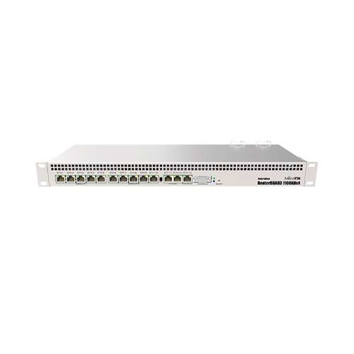 MikroTik RB1100x4 1U 13x Gigabit Ethernet ports Rackmount Router