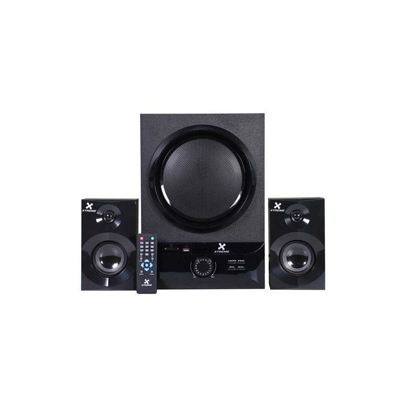 Xtreme E209BU 2:1 Bluetooth Speaker With Remote (Black)