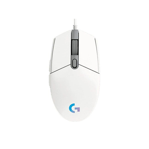Logitech G102-LIGHTSYNC RGB Wired Gaming Mouse (White)