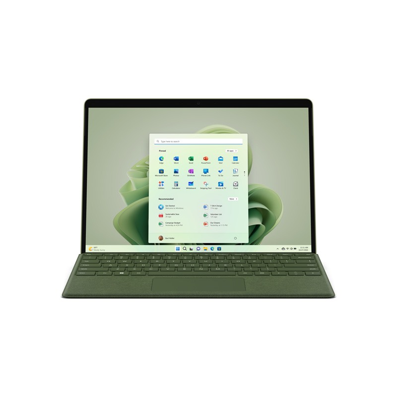 Microsoft Surface Pro 9 Forest Intel Evo Core i5-1235U 12th Gen 8GB RAM 256GB SSD 13 Inch PixelSense Flow 120Hz Multi-Touch Display Forest Laptop