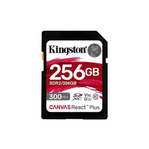 Kingston Canvas React Plus 256GB SDXC UHS-II Memory Card