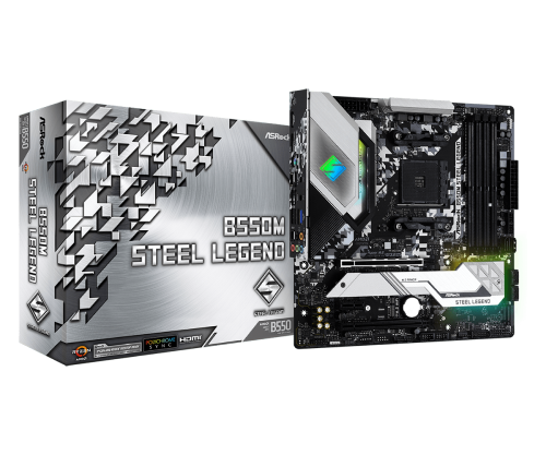 ASRock B550M Steel Legend m-ATX Motherboard