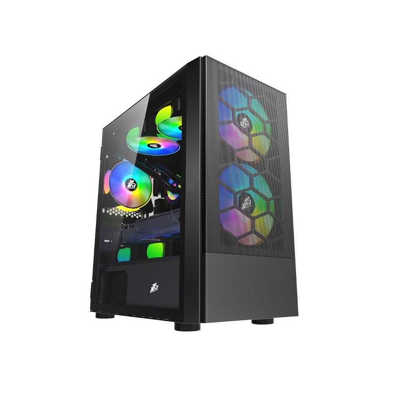 1STPLAYER X4-M M-ATX GAMING CASE BLACK