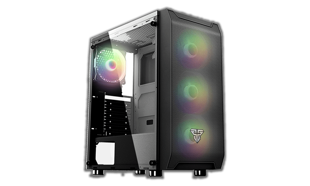 FANTECH AERO CG80 MID TOWER BLACK ATX GAMING CASING