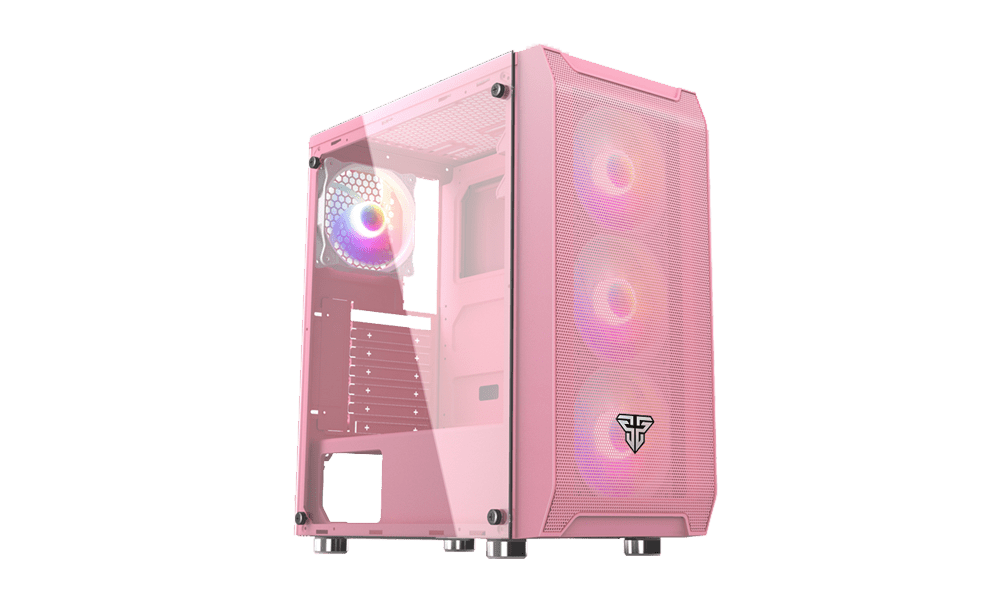 FANTECH AERO CG80 MID TOWER PINK ATX GAMING CASING