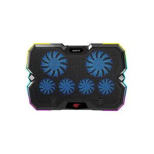 Havit Gamenote F2068 RGB 6 Fan Laptop Cooler with Mobile Holder