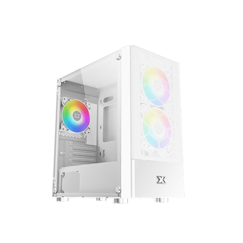 XIGMATEK OREO ARCTIC TEMPERED GLASS MINI TOWER CASE
