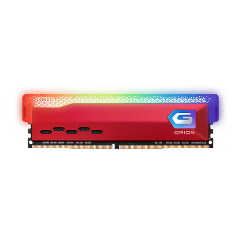 Geil Orion 8GB DDR4 3600 MHz RGB Desktop Ram (Red)