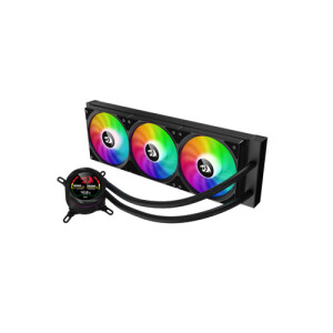 REDRAGON CCW-1017 360 CPU Liquid Cooler With Temperature Display 3x 12cm RGB Fans