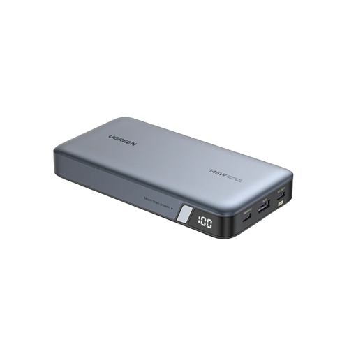 UGREEN 145W POWER BANK 25000MAH PORTABLE CHARGER USB C 3-PORT PD3.0 BATTERY PACK DIGITAL DISPLAY