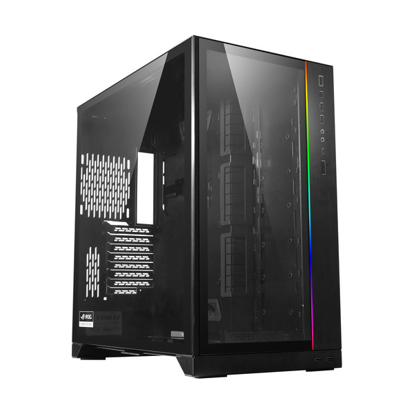 LIAN LI O11 Dynamic XL ROG Tempered Glass Full Tower Gaming Case - Black