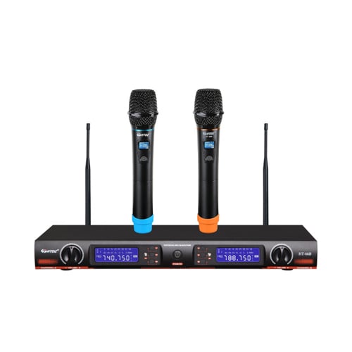 HTDZ HT-66B UHF Wireless System Microphone (1 Hand + 1 Tie or 2 Hand)