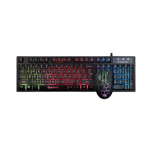 MARVO KM409 BLACK GAMING MOUSE & KEYBOARD COMBO