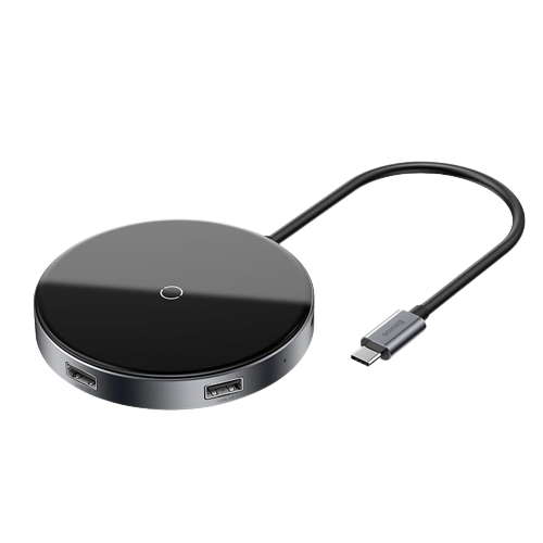 Baseus WXJMY-0G Circular Mirror Wireless Charger HUB