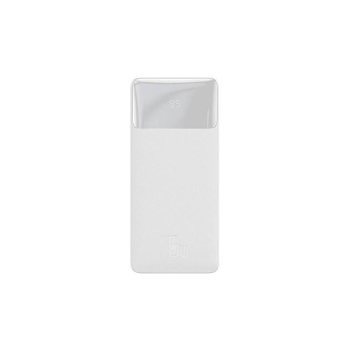 Baseus Bipow 10000mAh Digital Display 15W Power Bank (White)